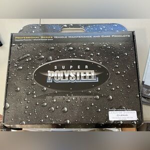 SUPER POLYSTEEL ADVANCED FORMULA 6 STEP VEHICLE MAINTENANCE & CARE KIT NEW NIB
